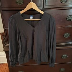 Old Navy peasant blouse, grey, size S